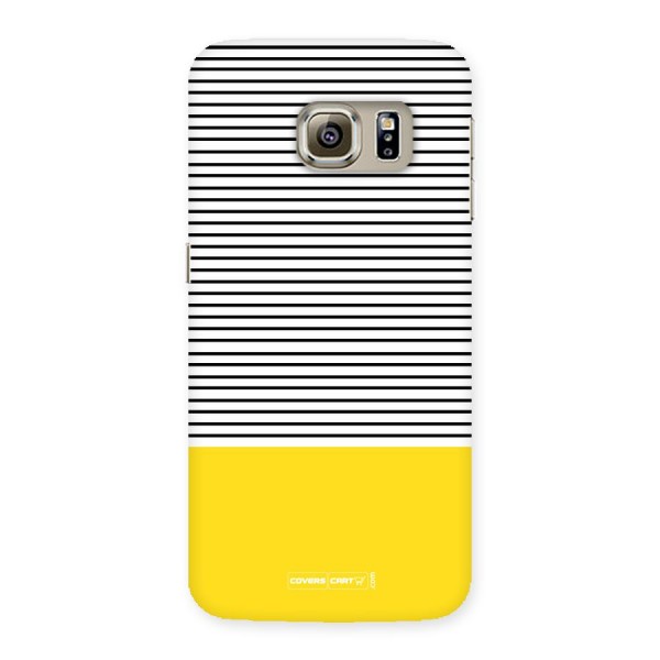 Bright Yellow Stripes Back Case for Samsung Galaxy S6 Edge