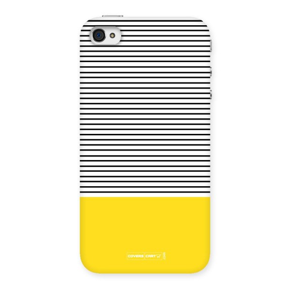 Bright Yellow Stripes Back Case for iPhone 4 4s