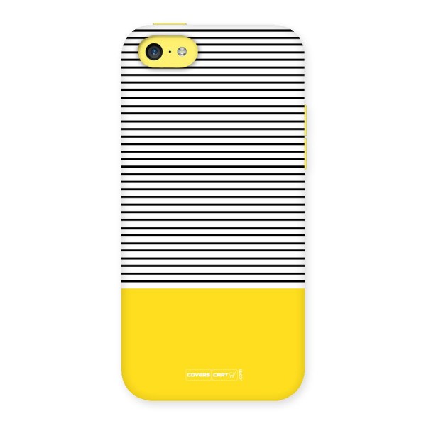 Bright Yellow Stripes Back Case for iPhone 5C