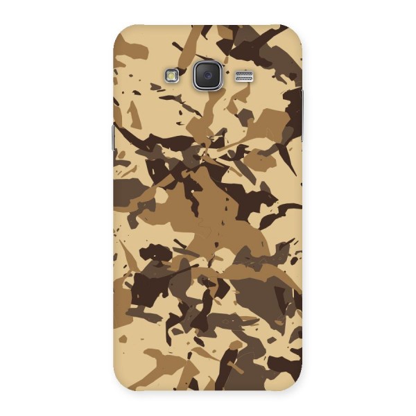 Brown Camouflage Army Back Case for Galaxy J7