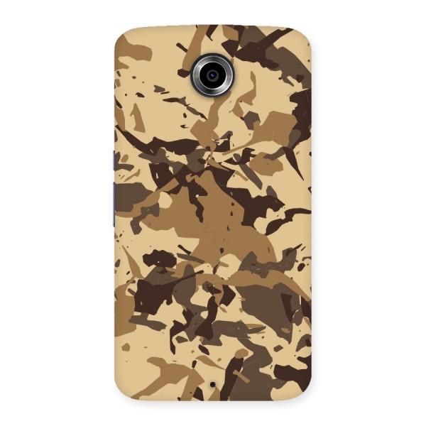Brown Camouflage Army Back Case for Nexsus 6
