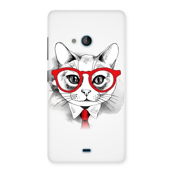 Business Cat Back Case for Lumia 540