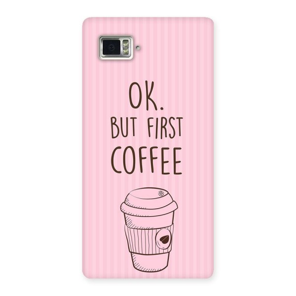 But First Coffee (Pink) Back Case for Vibe Z2 Pro K920