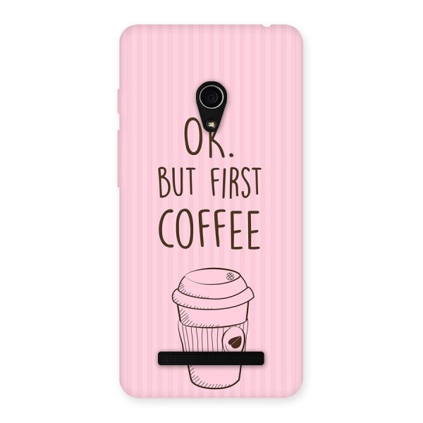 But First Coffee (Pink) Back Case for Zenfone 5