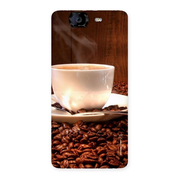 Caffeine Beans Back Case for Canvas Knight A350