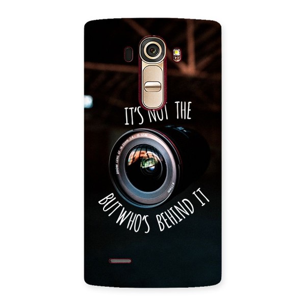 Camera Quote Back Case for LG G4