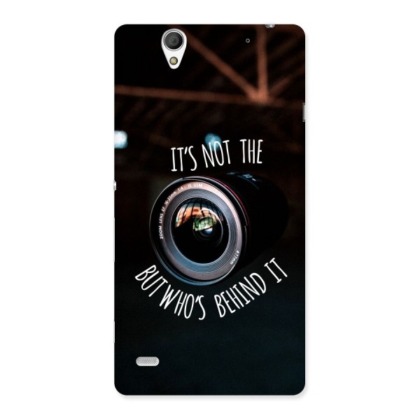 Camera Quote Back Case for Sony Xperia C4