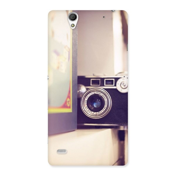 Camera Vintage Pastel Back Case for Sony Xperia C4