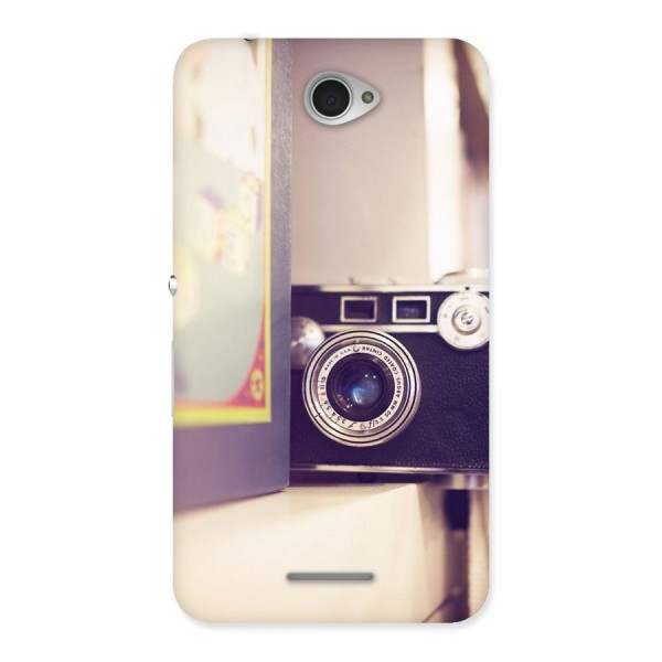 Camera Vintage Pastel Back Case for Sony Xperia E4