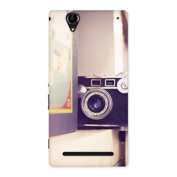 Camera Vintage Pastel Back Case for Sony Xperia T2