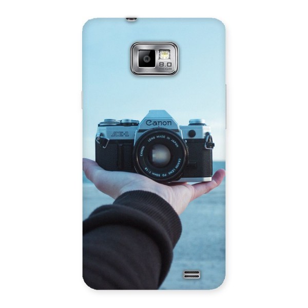 Camera in Hand Back Case for Galaxy S2