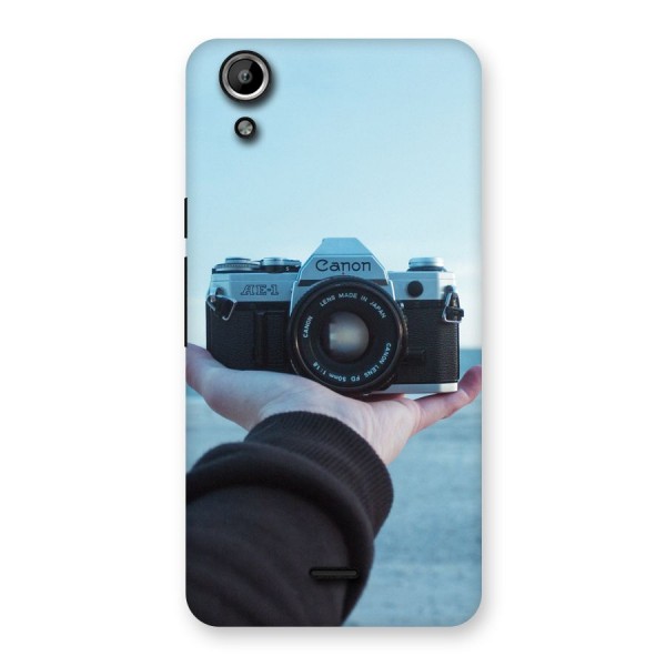 Camera in Hand Back Case for Micromax Canvas Selfie Lens Q345
