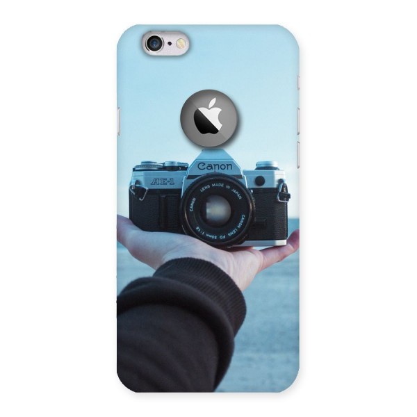 Camera in Hand Back Case for iPhone 6 Logo Cut