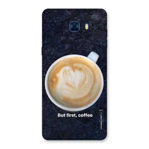 Cappuccino Coffee Back Case for Galaxy C7 Pro