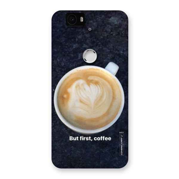 Cappuccino Coffee Back Case for Google Nexus-6P