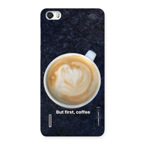 Cappuccino Coffee Back Case for Honor 6