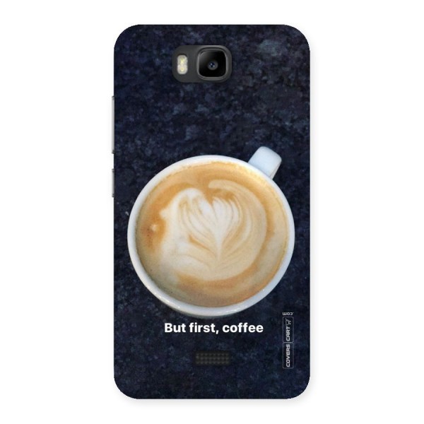 Cappuccino Coffee Back Case for Honor Bee