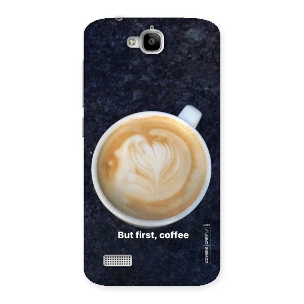 Cappuccino Coffee Back Case for Honor Holly