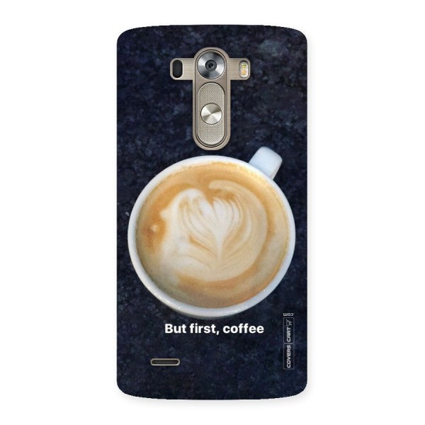 Cappuccino Coffee Back Case for LG G3