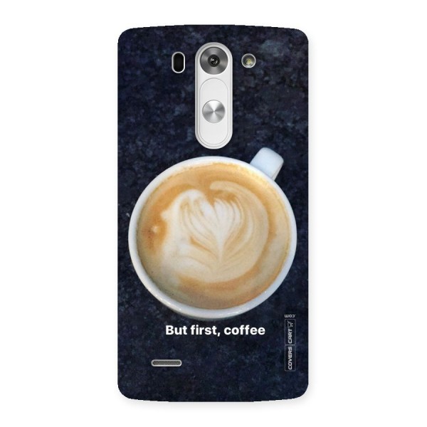 Cappuccino Coffee Back Case for LG G3 Beat
