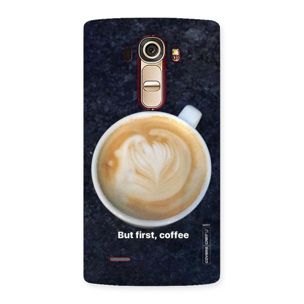 Cappuccino Coffee Back Case for LG G4
