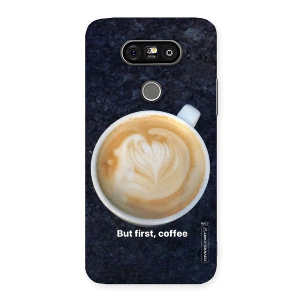 Cappuccino Coffee Back Case for LG G5