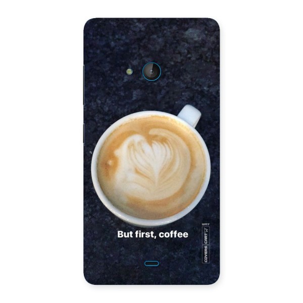 Cappuccino Coffee Back Case for Lumia 540