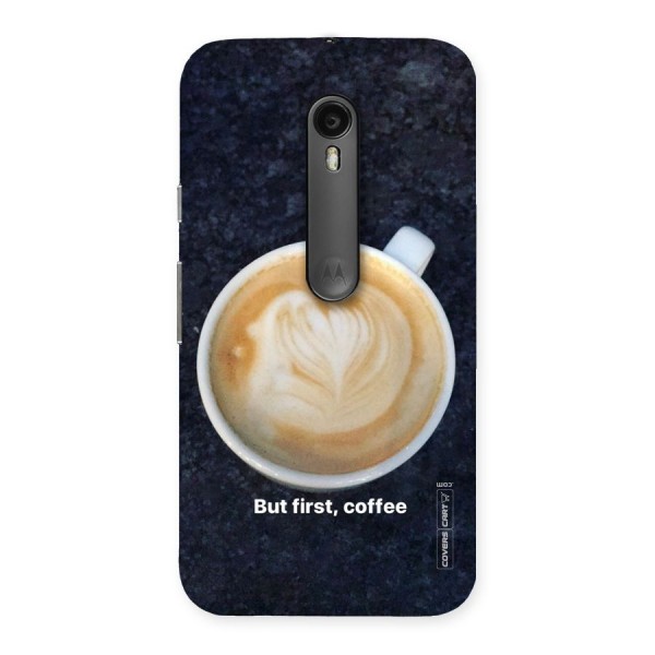 Cappuccino Coffee Back Case for Moto G3