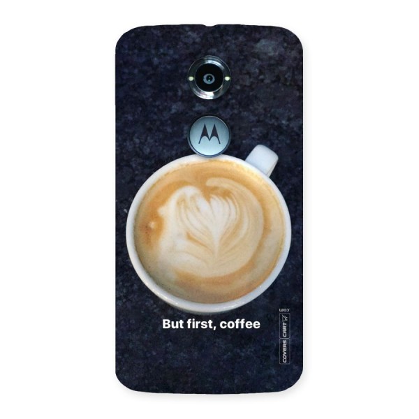 Cappuccino Coffee Back Case for Moto X 2nd Gen