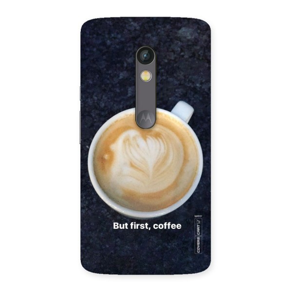 Cappuccino Coffee Back Case for Moto X Play