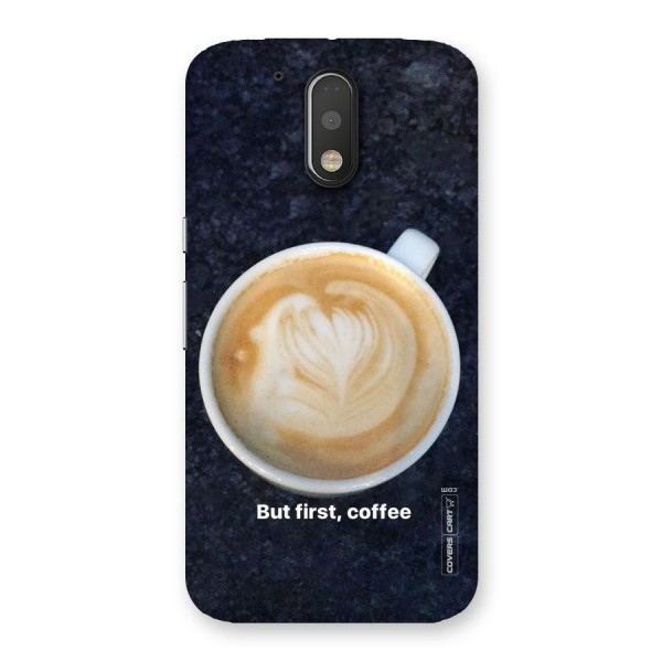 Cappuccino Coffee Back Case for Motorola Moto G4