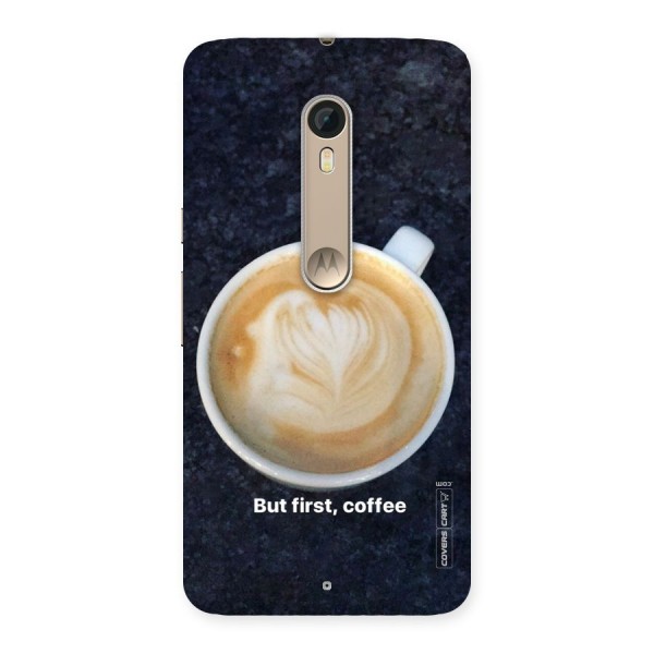 Cappuccino Coffee Back Case for Motorola Moto X Style