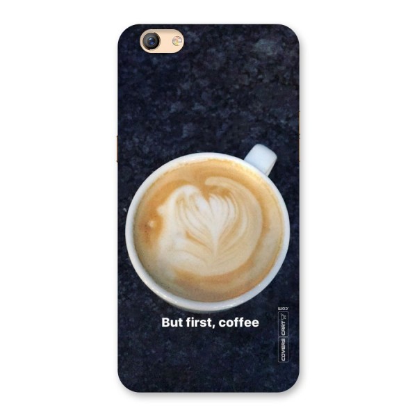 Cappuccino Coffee Back Case for Oppo F3 Plus