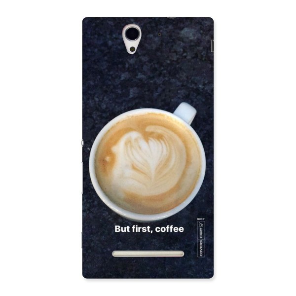 Cappuccino Coffee Back Case for Sony Xperia C3