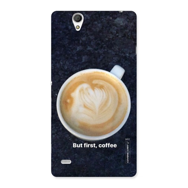 Cappuccino Coffee Back Case for Sony Xperia C4