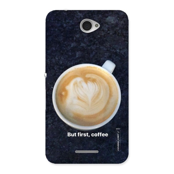 Cappuccino Coffee Back Case for Sony Xperia E4