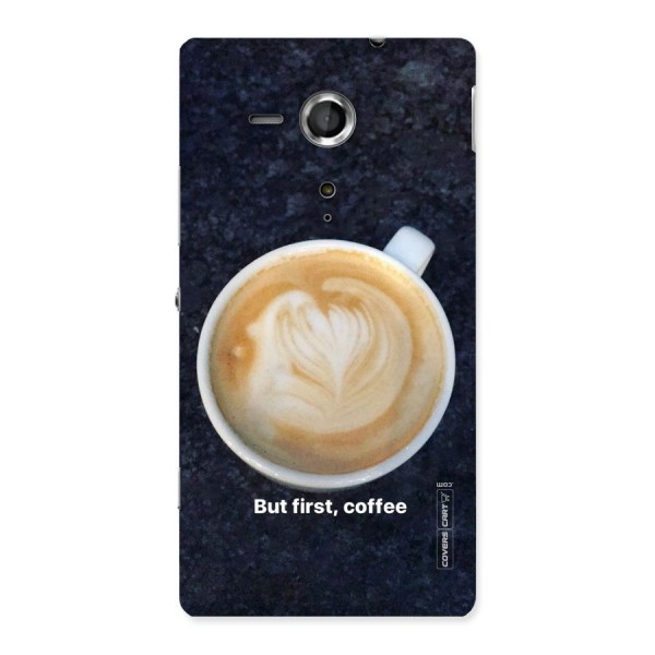 Cappuccino Coffee Back Case for Sony Xperia SP