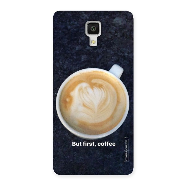 Cappuccino Coffee Back Case for Xiaomi Mi 4