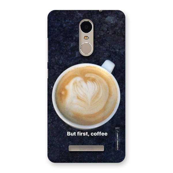 Cappuccino Coffee Back Case for Xiaomi Redmi Note 3