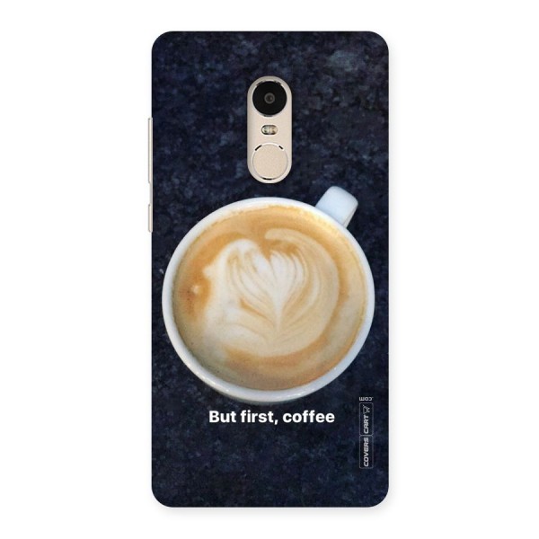 Cappuccino Coffee Back Case for Xiaomi Redmi Note 4