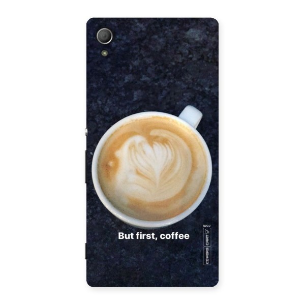 Cappuccino Coffee Back Case for Xperia Z3 Plus