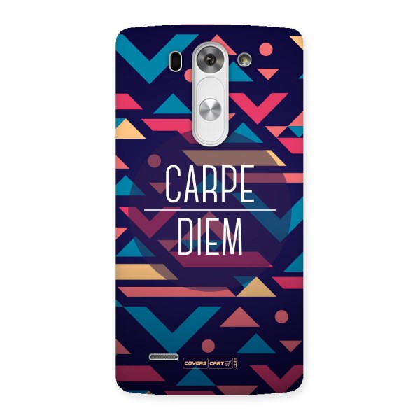 Carpe Diem Back Case for LG G3 Beat