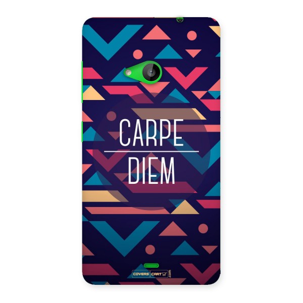 Carpe Diem Back Case for Lumia 535