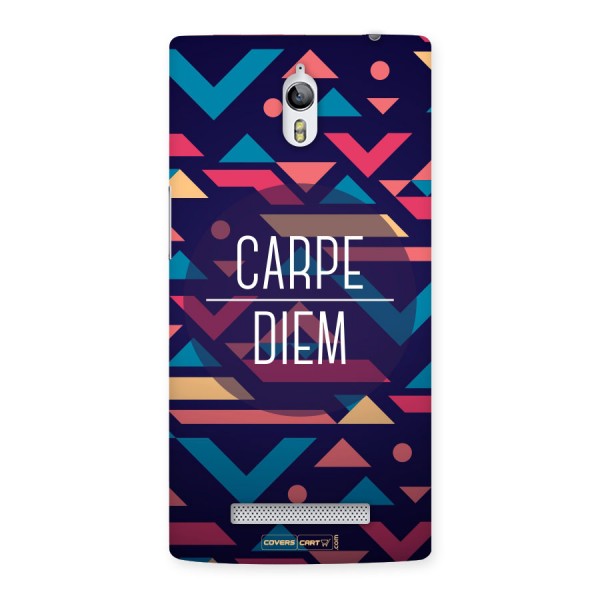 Carpe Diem Back Case for Oppo Find 7