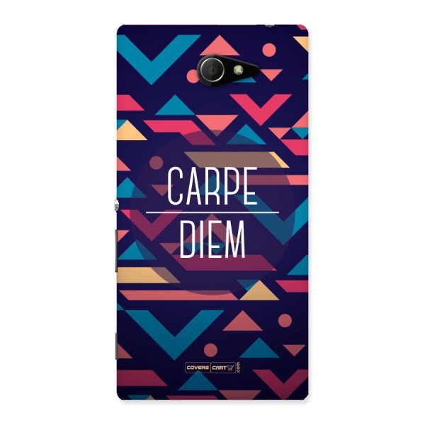 Carpe Diem Back Case for Sony Xperia M2