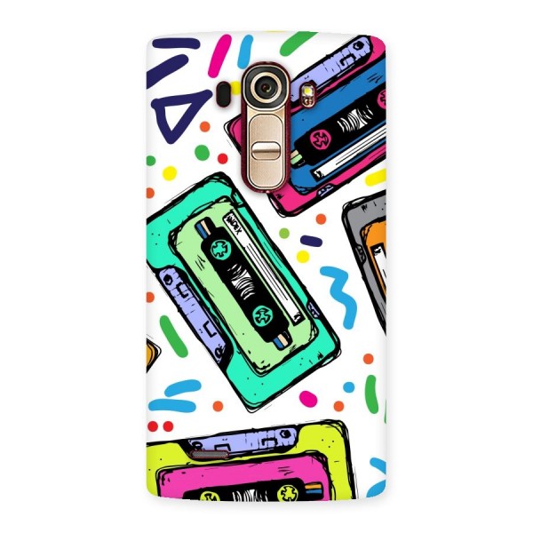 Cassette Pattern Back Case for LG G4