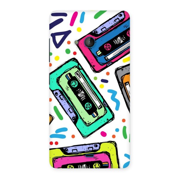 Cassette Pattern Back Case for Lumia 540
