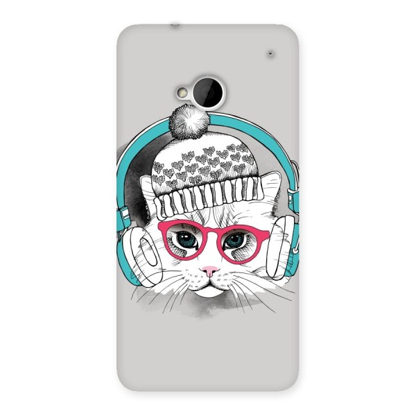 Cat Headphones Back Case for HTC One M7