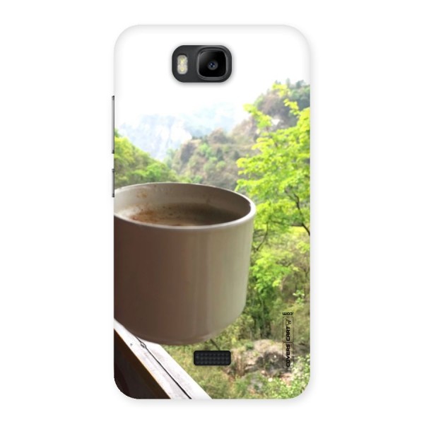 Chai With Mountain View Back Case for Honor Bee