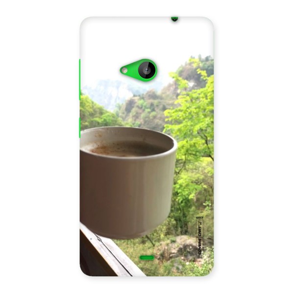Chai With Mountain View Back Case for Lumia 535